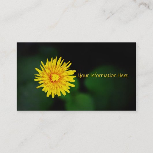 Dandelion VloerVisitekaartjes Visitekaartje (Voorkant)