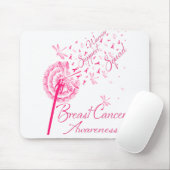 Dandelion Warrior Support Squad Breast Cancer Muismat (Met muis)