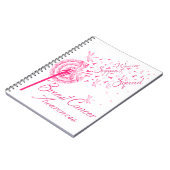 Dandelion Warrior Support Squad Breast Cancer Notitieboek (Linkerzijde)