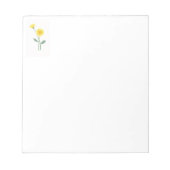 Dandelion waterverf Notitieblok (Voorkant)