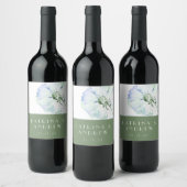 Dandelion Waterverf Wedding Wine Labels Wijn Etiket (Flessen)
