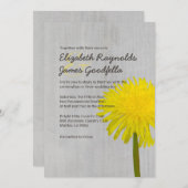  Dandelion Wedding Invitations Kaart (Voorkant / Achterkant)