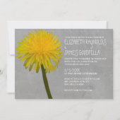 Dandelion Wedding Invitations Kaart (Voorkant)