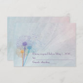 Dandelion Wedding RSVP (Voorkant / Achterkant)