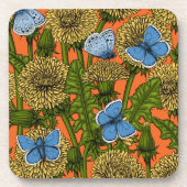 Dandelion-weide Bier Onderzetter (Voorkant)