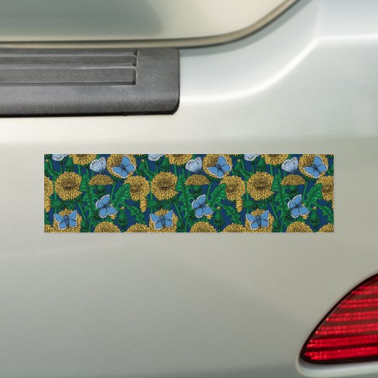 Dandelion-weide Bumpersticker (Op auto)