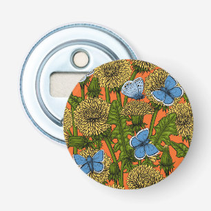 Dandelion-weide Button Flesopener