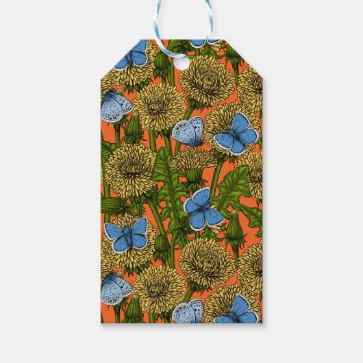 Dandelion-weide Cadeaulabel (Voorkant)