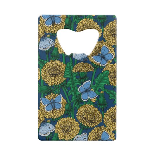 Dandelion-weide Creditkaart Flessenopener (Achterkant)