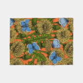 Dandelion-weide Fleece Deken (Voorkant (Horizontaal))