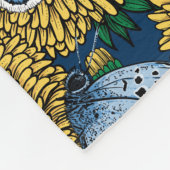 Dandelion-weide Fleece Deken (Hoek)