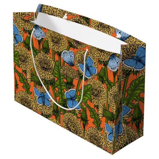 Dandelion-weide Groot Cadeauzakje (Achterkant Gekanteld)