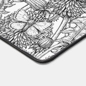 Dandelion-weide in zwart-wit bureaumat (Hoek)