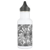 Dandelion-weide in zwart-wit waterfles (Links)