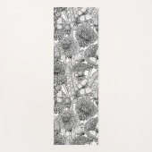 Dandelion-weide in zwart-wit yogamat (Voorkant)