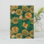 Dandelion-weide op donkergroen (Staand voorkant)