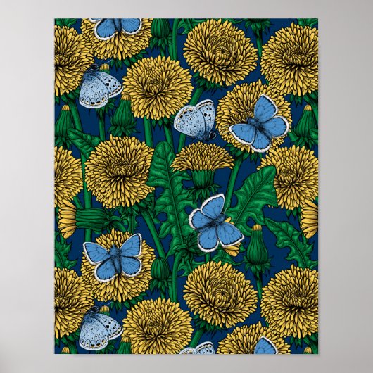 Dandelion-weide Poster (Voorkant)