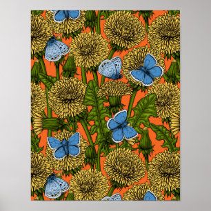 Dandelion-weide Poster