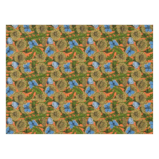 Dandelion-weide Tafelkleed (Voorkant (Horizontaal))