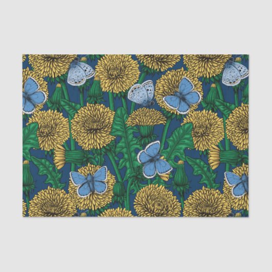 Dandelion-weide Tissuepapier (Voorkant)