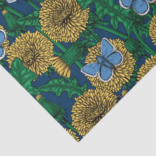 Dandelion-weide Tissuepapier (Detail)