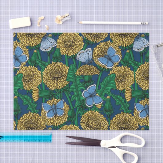 Dandelion-weide Tissuepapier (Craft)