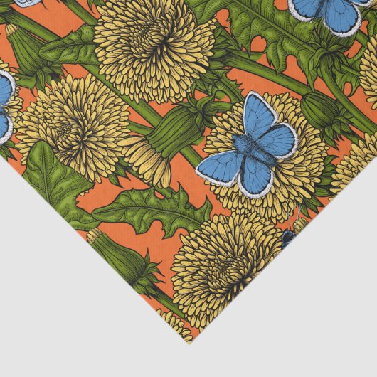 Dandelion-weide Tissuepapier (Detail)