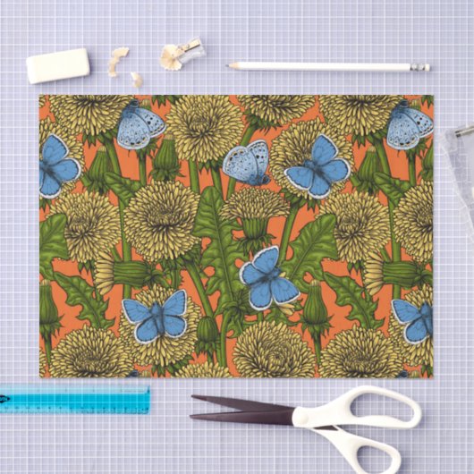 Dandelion-weide Tissuepapier (Craft)