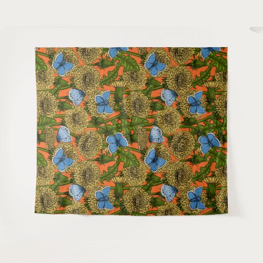 Dandelion-weide Wandkleed (Voorkant (horizontaal))