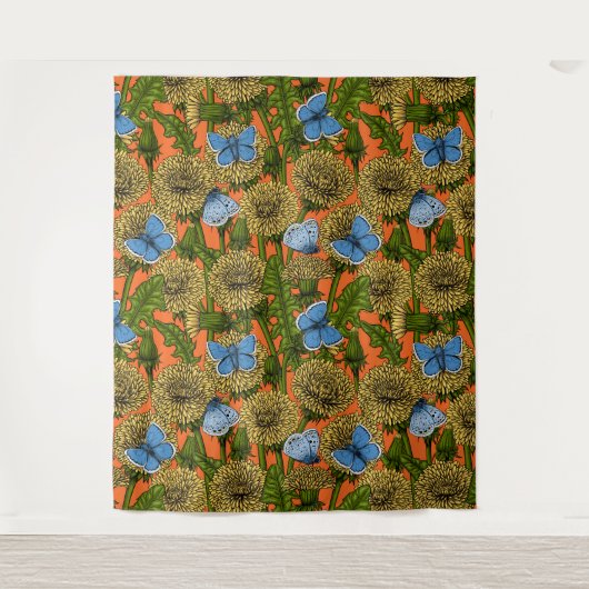 Dandelion-weide Wandkleed (Voorkant)