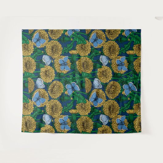 Dandelion-weide Wandkleed (Voorkant (horizontaal))