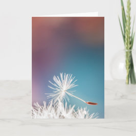 Dandelion Wenskaart Kaart