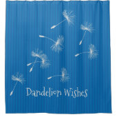 Dandelion wenst design Shower-gordijn Douchegordijn (Voorkant)
