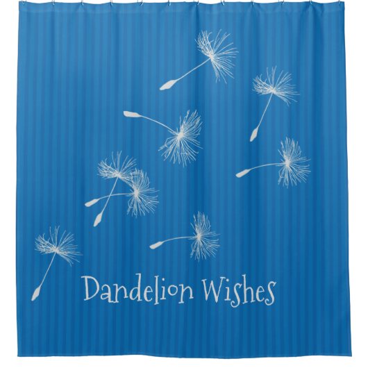 Dandelion wenst design Shower-gordijn Douchegordijn (Voorkant)