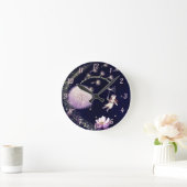 Dandelion wenst een acrylwandklok ronde klok (Huis)