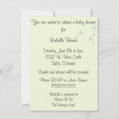 Dandelion wenst een uitnodiging voor een Baby show (Achterkant)