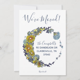 Dandelion wenst het grote nieuwe adres aankondiging