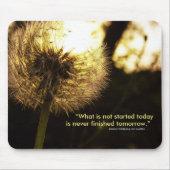 Dandelion Wisdoms Mousepad Muismat (Voorkant)