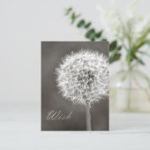 Dandelion Wish Briefkaart (Staand voorkant)