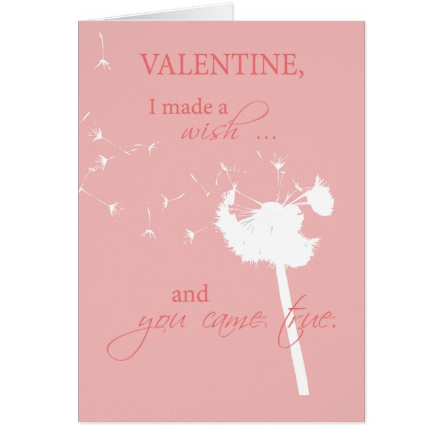 Dandelion Wish come True Valentijn Love (Voorkant)