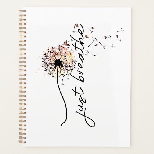Dandelion Wish Planner Dromerige Sunset Vlinders (Voorkant)