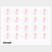 Dandelion Wish Ronde Sticker (Vel)