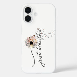 Dandelion Wish Sunset Butterfly Design Yoga iPhone 16 Hoesje