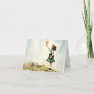 Dandelion Wishes Bedankkaart