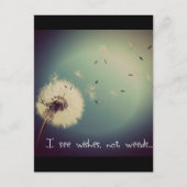 Dandelion Wishes Briefkaart (Voorkant)