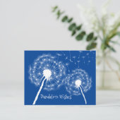 Dandelion Wishes Design Briefkaart (Staand voorkant)