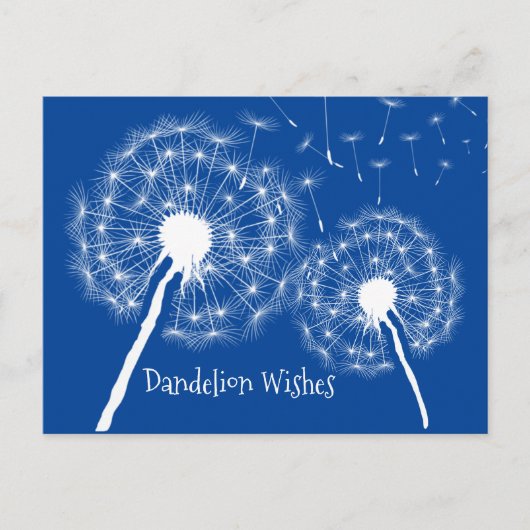 Dandelion Wishes Design Briefkaart (Voorkant)