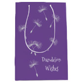Dandelion Wishes Design Gift Bag Medium Cadeauzakje (Voorkant)