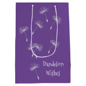 Dandelion Wishes Design Gift Bag Medium Cadeauzakje (Achterkant)