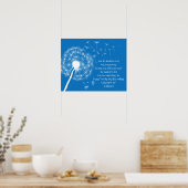 Dandelion Wishes Design Poster (Keuken)